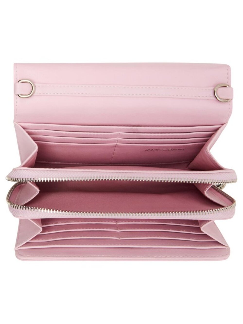 Betsey Johnson Candy Hearts Crossbody Purse Rhinestone Pink Novelty Wallet Bag - Picture 4 of 5